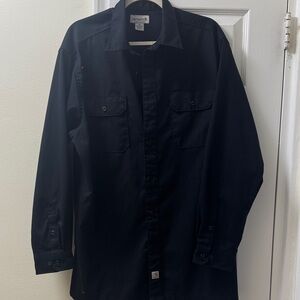 Carhartt Black Button-Down shirt size XL